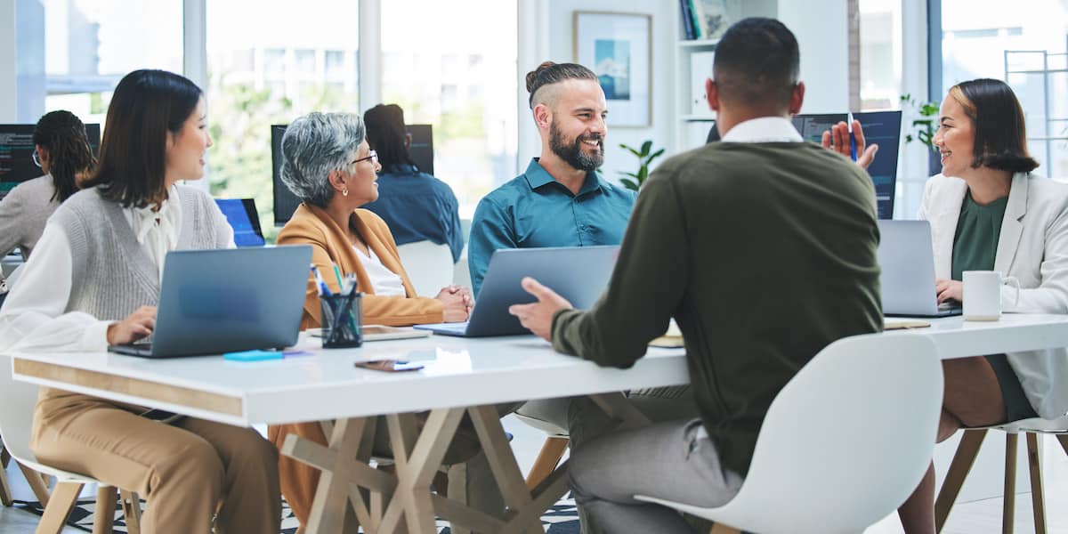 A product team gather together to discuss what is SDLC and how to use it for their project.