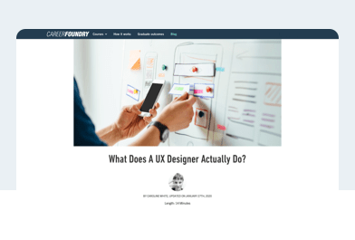 UX designer's role and responsibilities